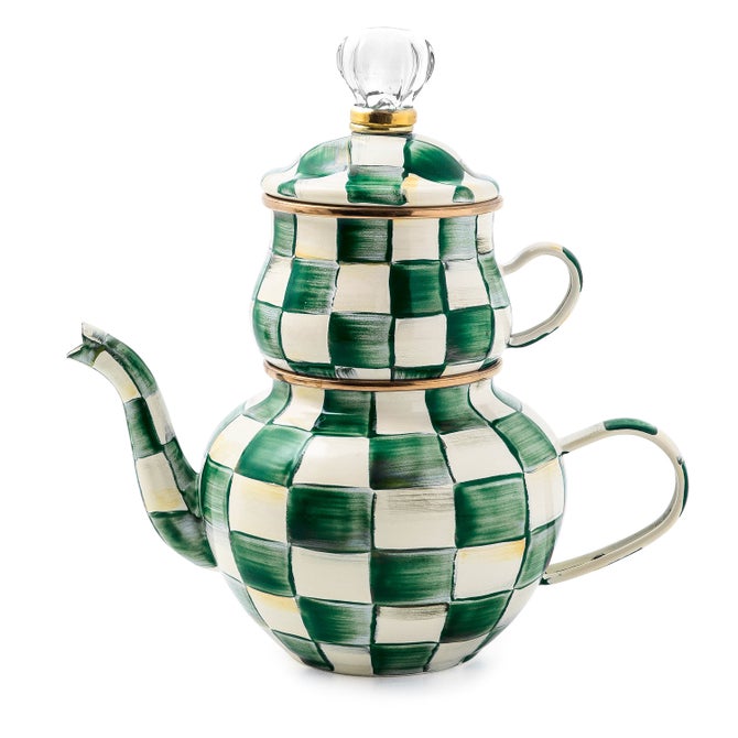 Emerald Check High Tea - {current_domain}