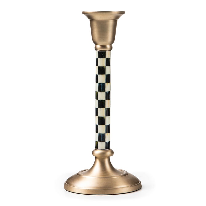 Courtly Check Small Candlestick - {current_domain}