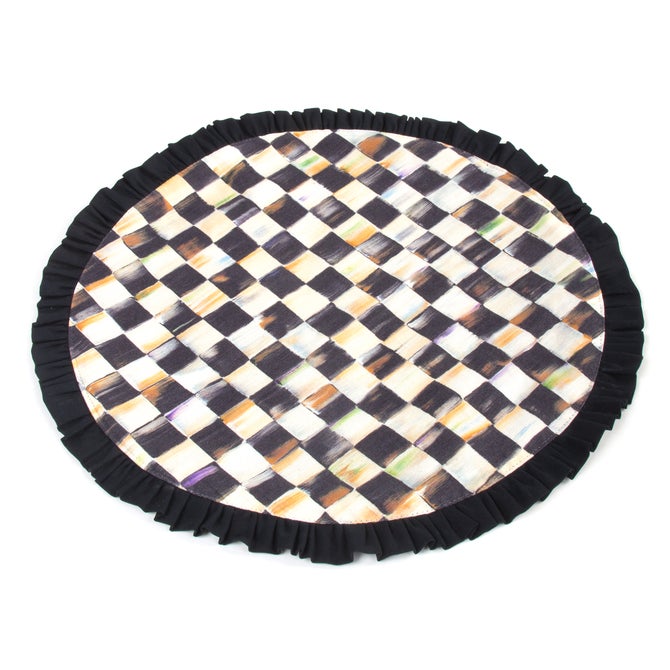 Courtly Check Round Placemat - {current_domain}