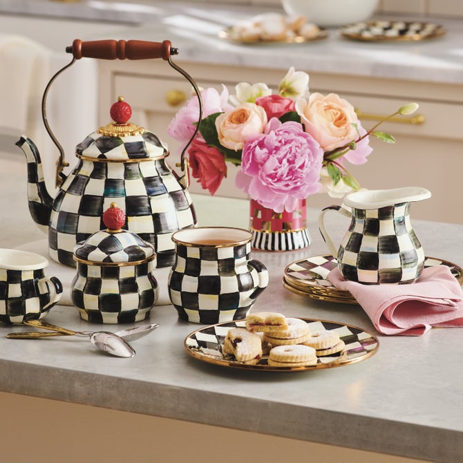 Enamel Creamer & Sugar Set - {current_domain}