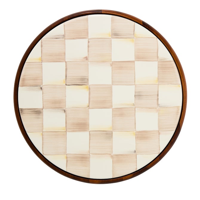 Mocha Check Large Trivet - {current_domain}