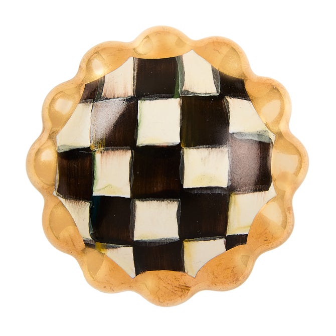 Courtly Check Round Knob - {current_domain}