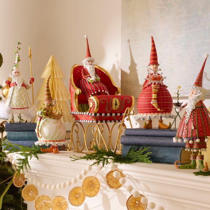 Patience Brewster Dash Away Mrs. Santa Figure - {current_domain}