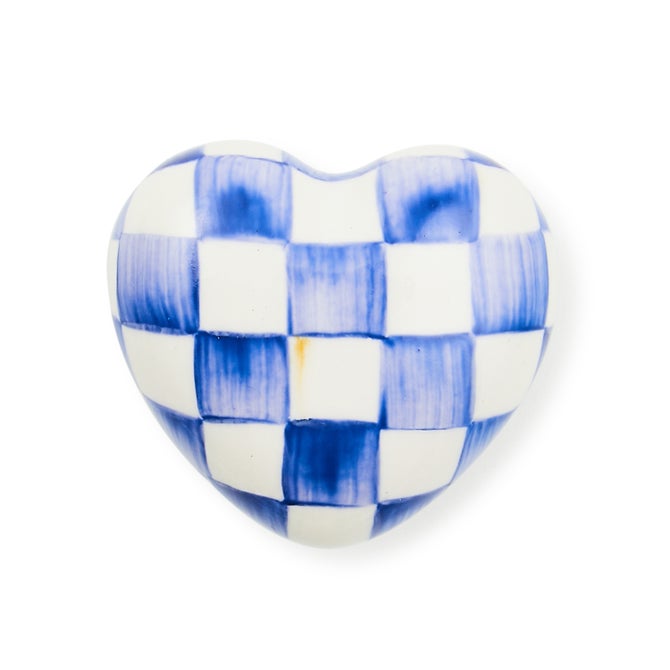 Royal Check Heart Knob - {current_domain}