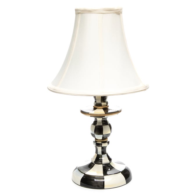 Courtly Check Candlestick Lamp - {current_domain}