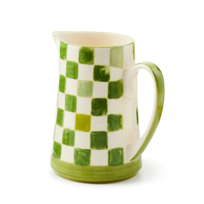 Green Check Pitcher - {current_domain}