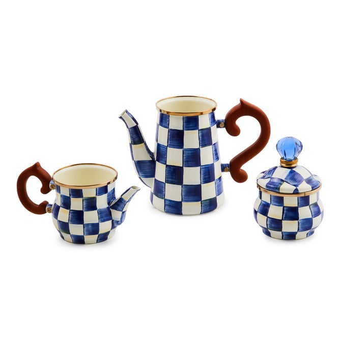 Royal Check Stackable Coffee Set - {current_domain}