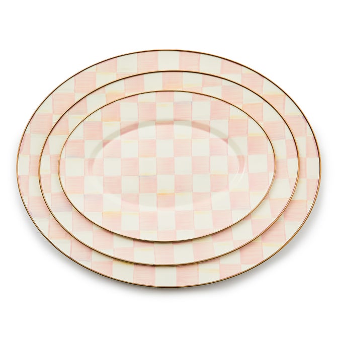 Rosy Check Medium Oval Platter - {current_domain}