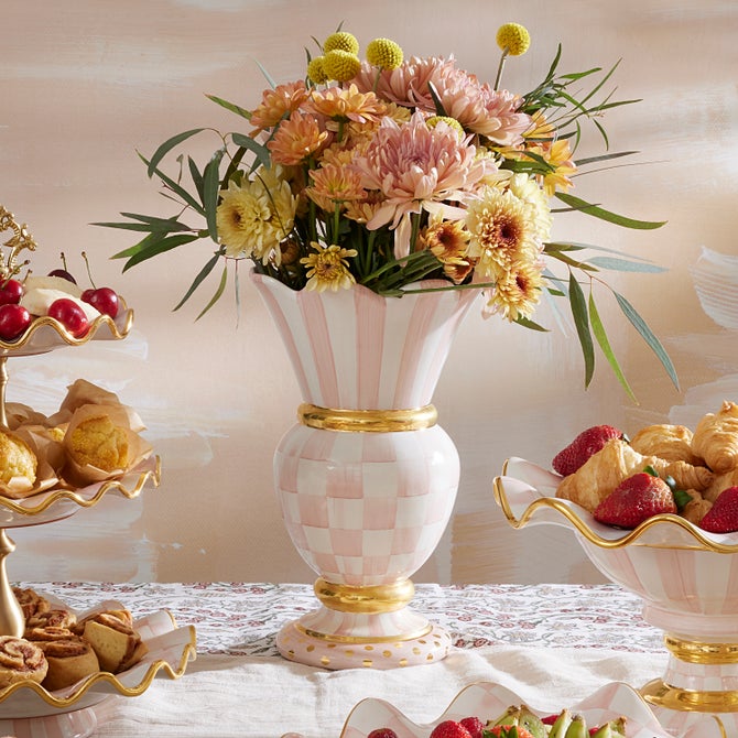 Rosy Check Ceramic Great Vase - {current_domain}