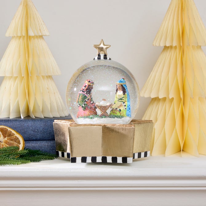 Patience Brewster Nativity Snow Globe - {current_domain}