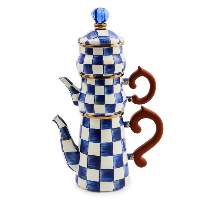 Royal Check Stackable Coffee Set - {current_domain}
