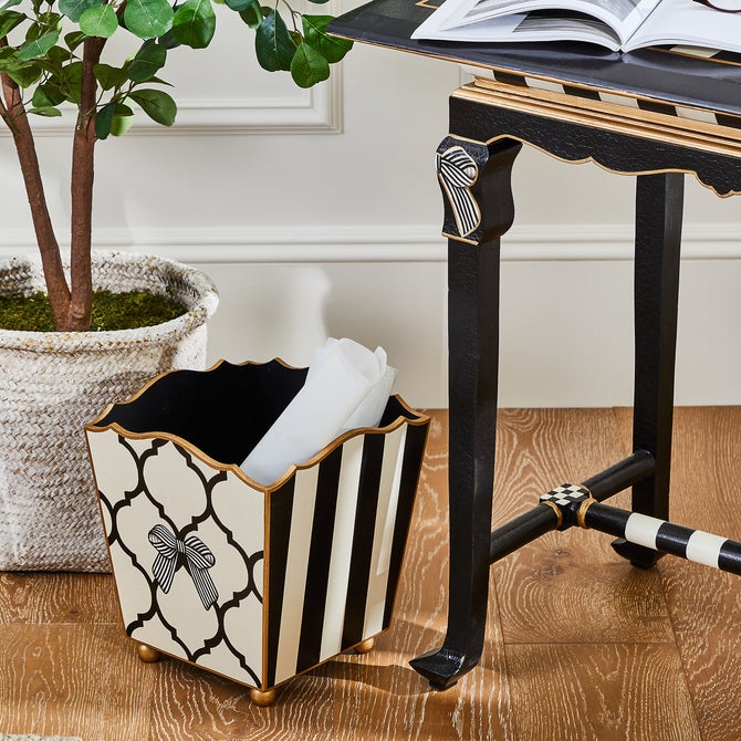 Pretty as a Bow Waste Bin - {current_domain}