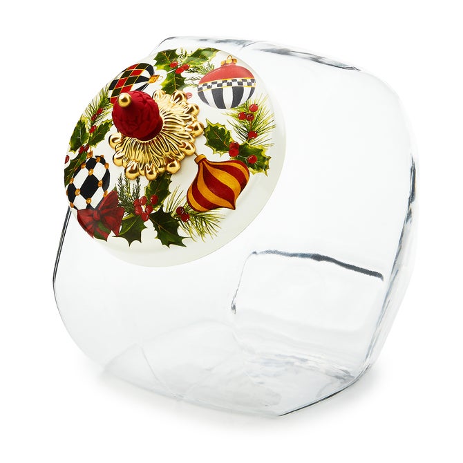 Cookie Jar with Deck the Halls Lid - {current_domain}