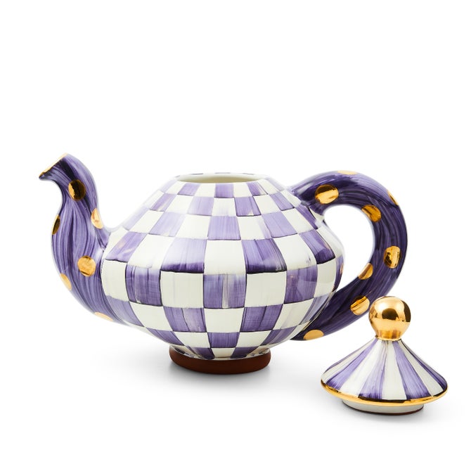 Check Ceramic Teapot - {current_domain}