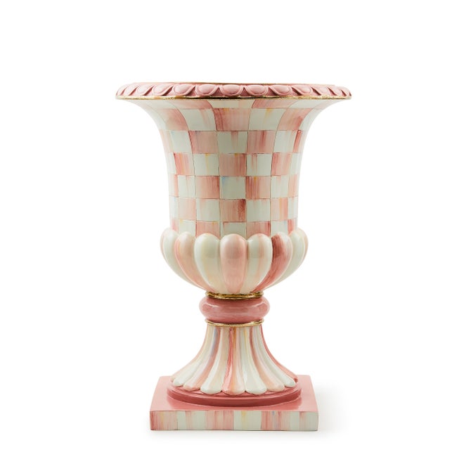 Rosy Check Pedestal Tabletop Urn - {current_domain}