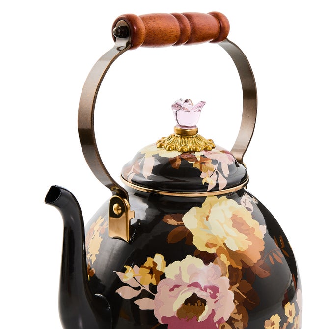 Wild Rose Brown 3 Quart Tea Kettle - {current_domain}