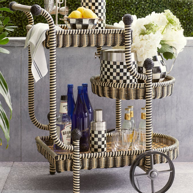 Courtyard Bar Cart - {current_domain}