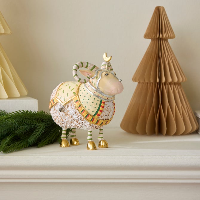 Patience Brewster Nativity Manger Ram Figure - {current_domain}