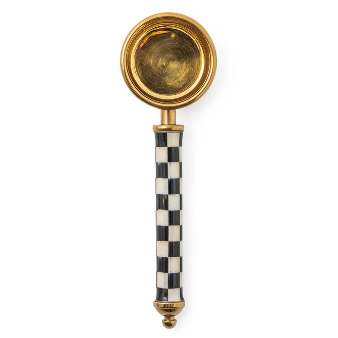 Courtly Check Supper Club Gold Coffee Scoop - {current_domain}