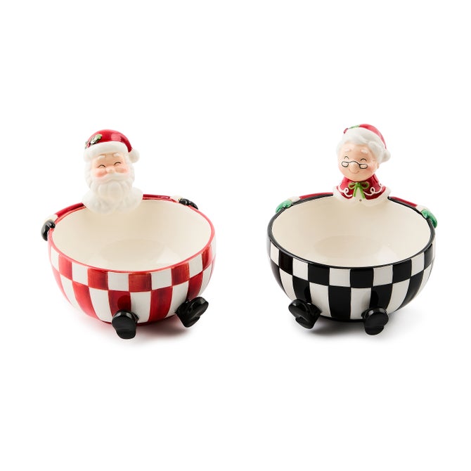 Check It Out Ceramic Snack Bowls, Set of 2 - {current_domain}
