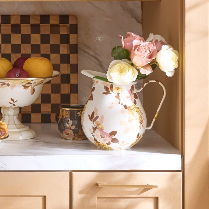 Wild Rose White Pitcher - {current_domain}