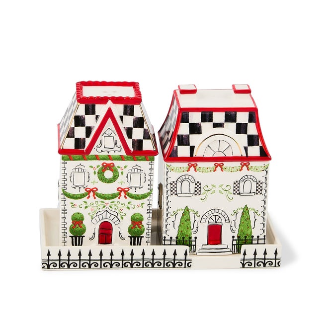 Holly Village Salt & Pepper Set - {current_domain}