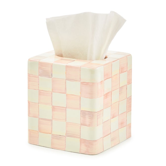 Rosy Check Boutique Tissue Box Cover - {current_domain}
