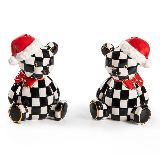 Courtly Santa Bear Salt & Pepper Set - {current_domain}