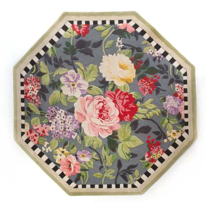 Tudor Rose 6' Octagon Rug - {current_domain}