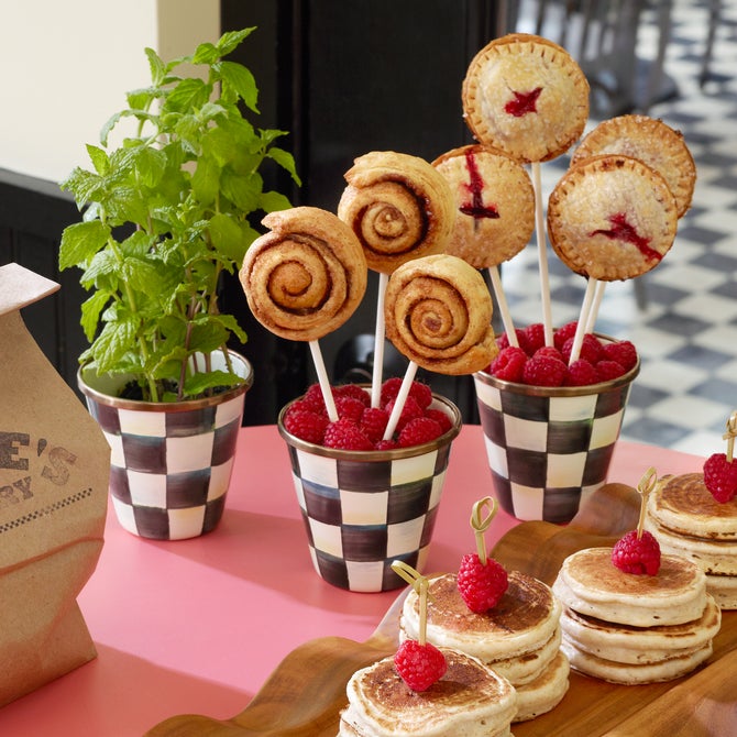 Courtly Check Herb Pots, Set of 3 - {current_domain}