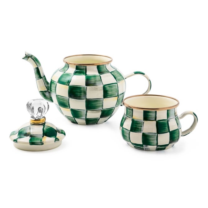 Emerald Check High Tea - {current_domain}