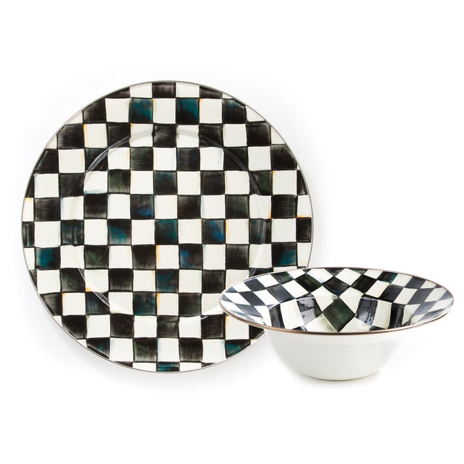 Courtly Check Serving Platter & Bowl Set - {current_domain}