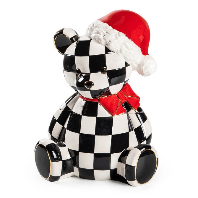 Courtly Santa Bear Cookie Jar - {current_domain}