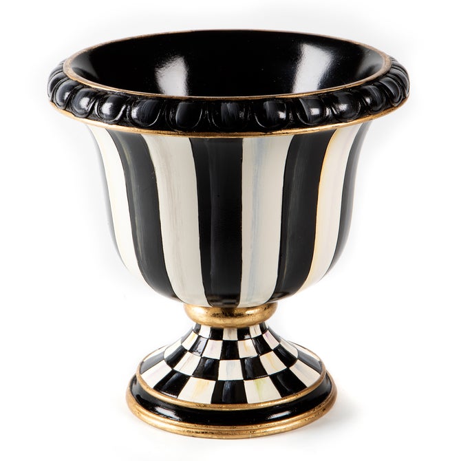 Courtly Stripe Tabletop Urn - {current_domain}