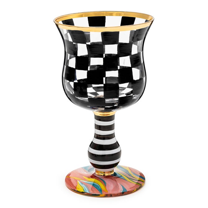Carnival Black Wine Glass - {current_domain}