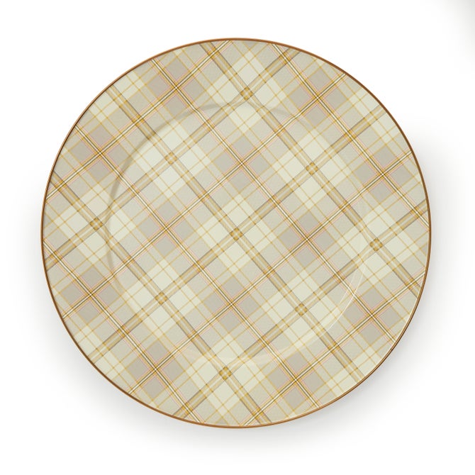 Tartan Latte Serving Platter - {current_domain}