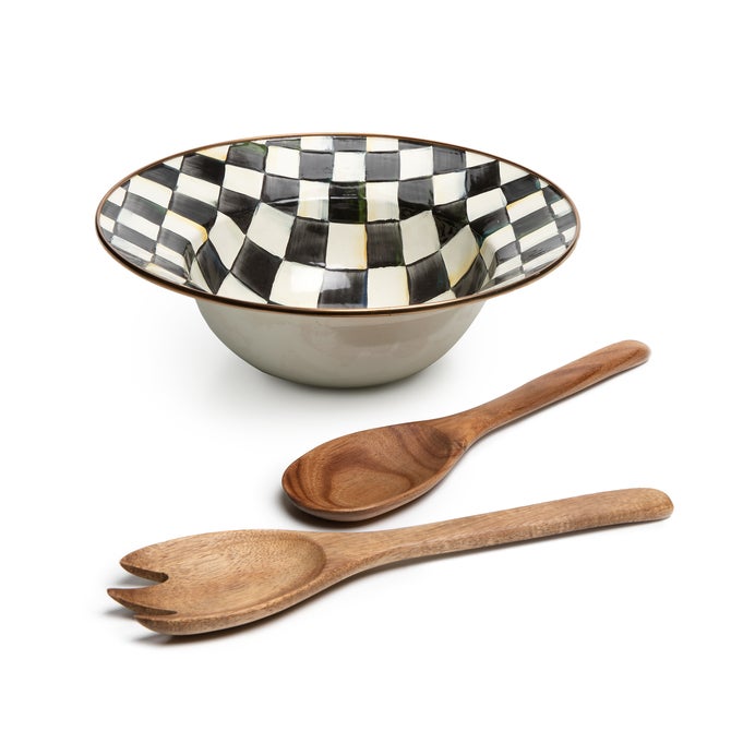 Courtly Check Salad Serving Set - {current_domain}