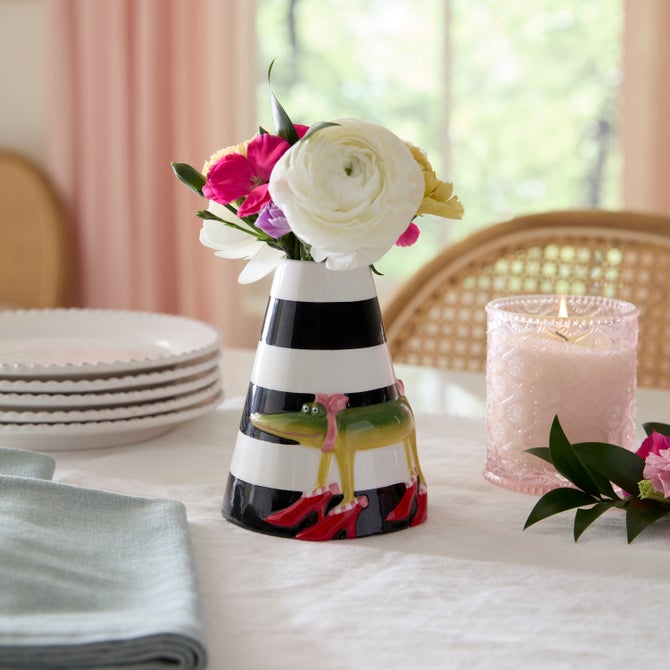 Patience Brewster Gloria Alligator Bud Vase - {current_domain}