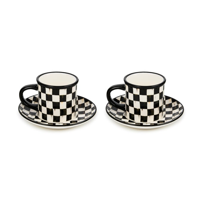 Ceramic Espresso Cup & Saucer Set - {current_domain}