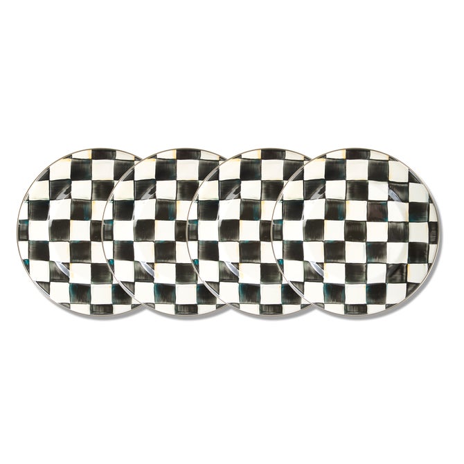 Courtly Check Dinner Plates, Set of 4 - {current_domain}