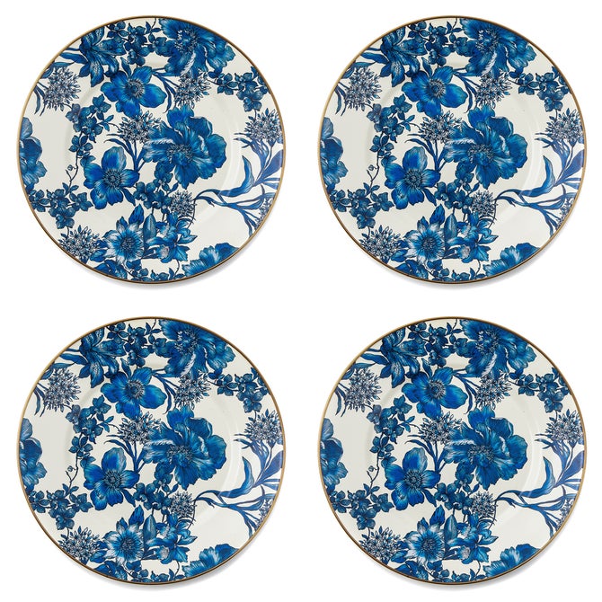 Royal English Garden Enamel Dinner Plate, Set of 4 - {current_domain}