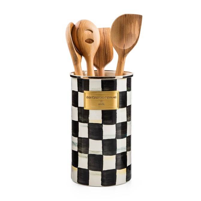 Courtly Check Utensil Holder - {current_domain}