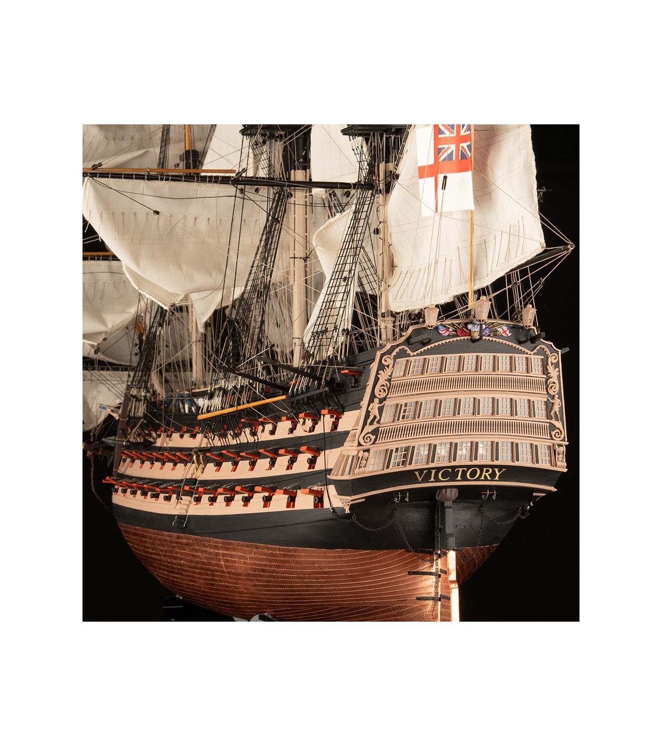 HMS VICTORY Trafalgar 1805 - ANATOMY Version - 1:84 Wooden Scale Model