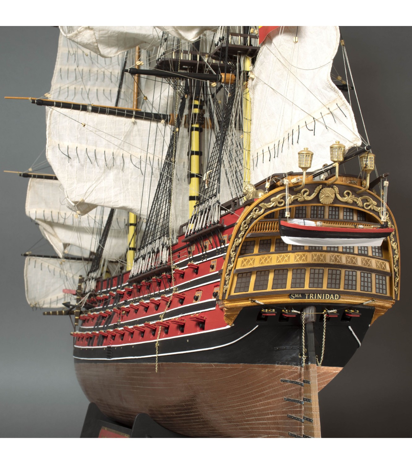 Ship of the Line Santísima TriNiñad 1:84. Wooden Model Ship Kit