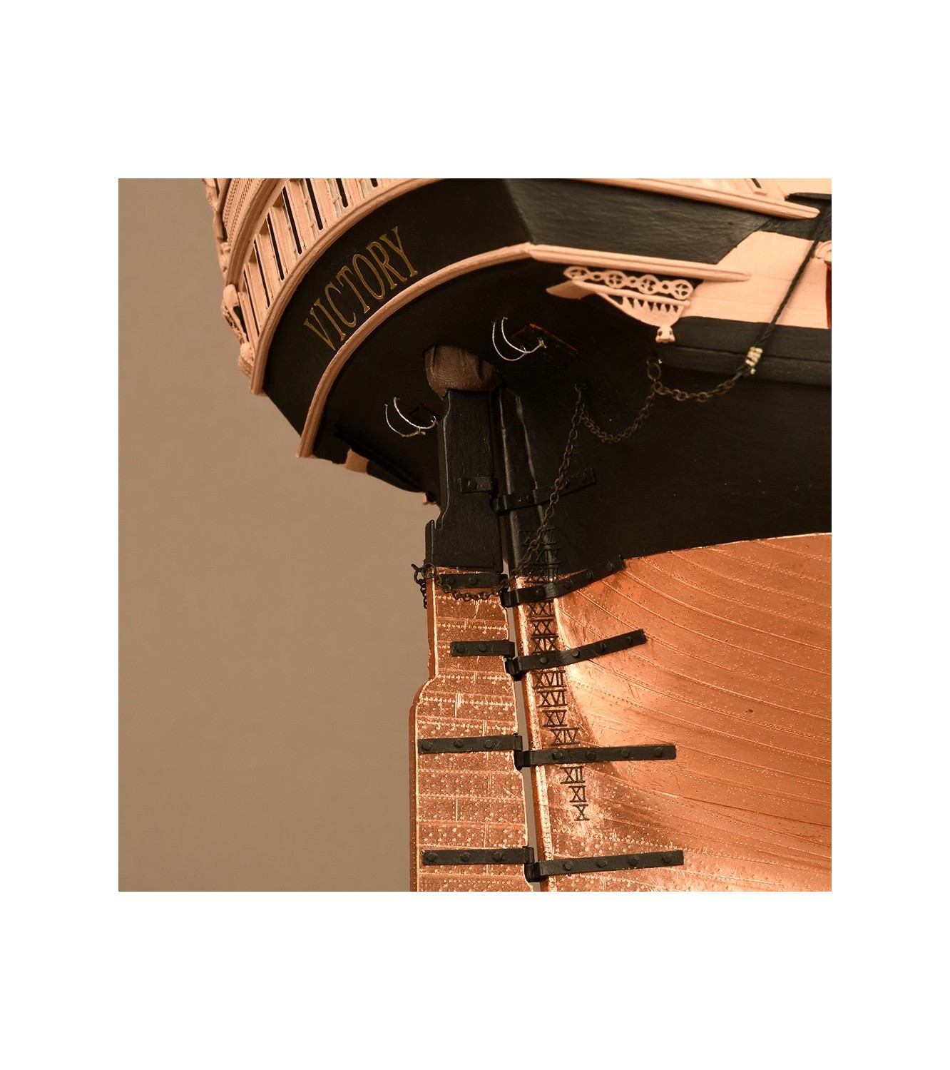 HMS VICTORY Trafalgar 1805 - ANATOMY Version - 1:84 Wooden Scale Model