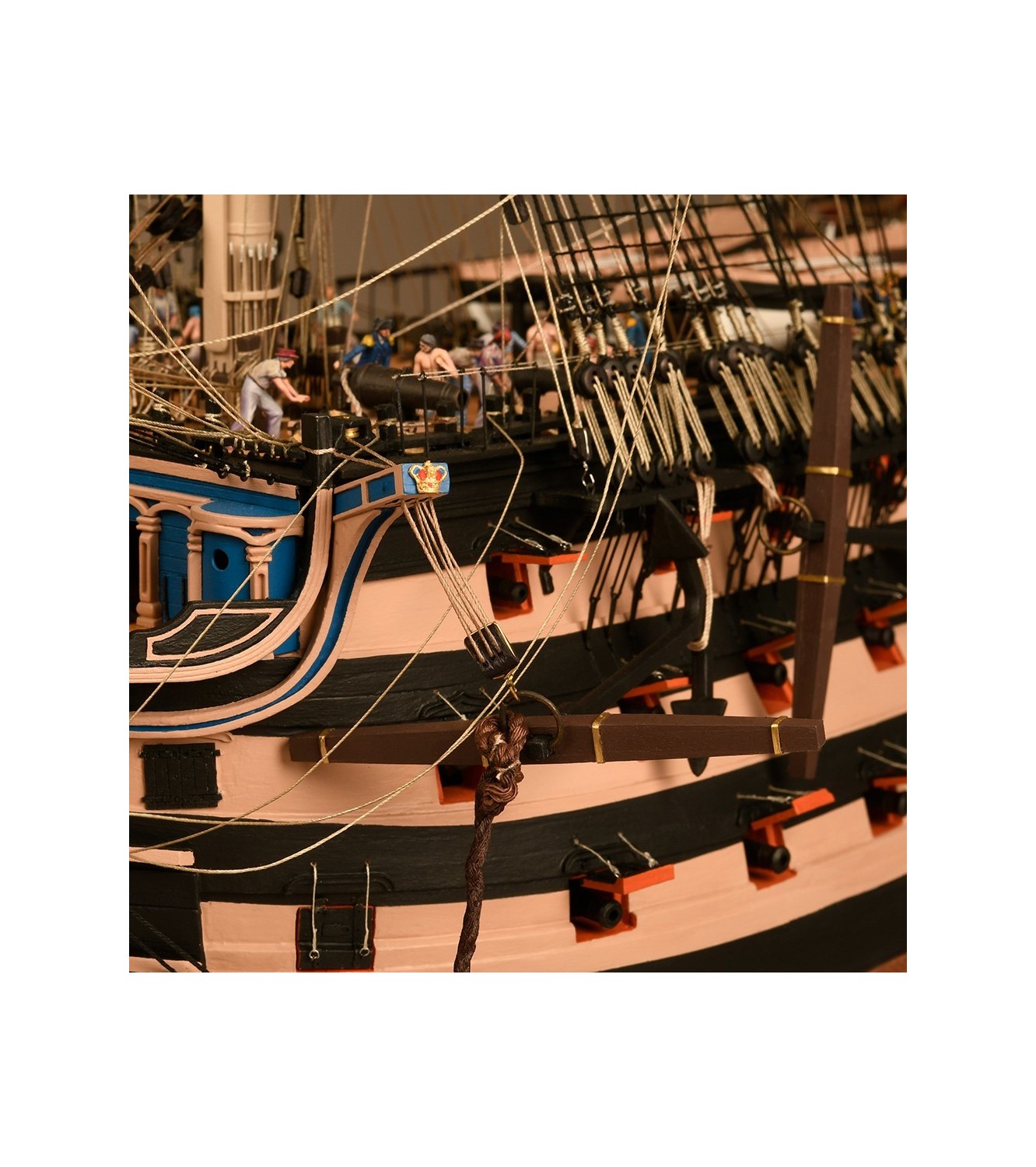 HMS VICTORY Trafalgar 1805 - ANATOMY Version - 1:84 Wooden Scale Model