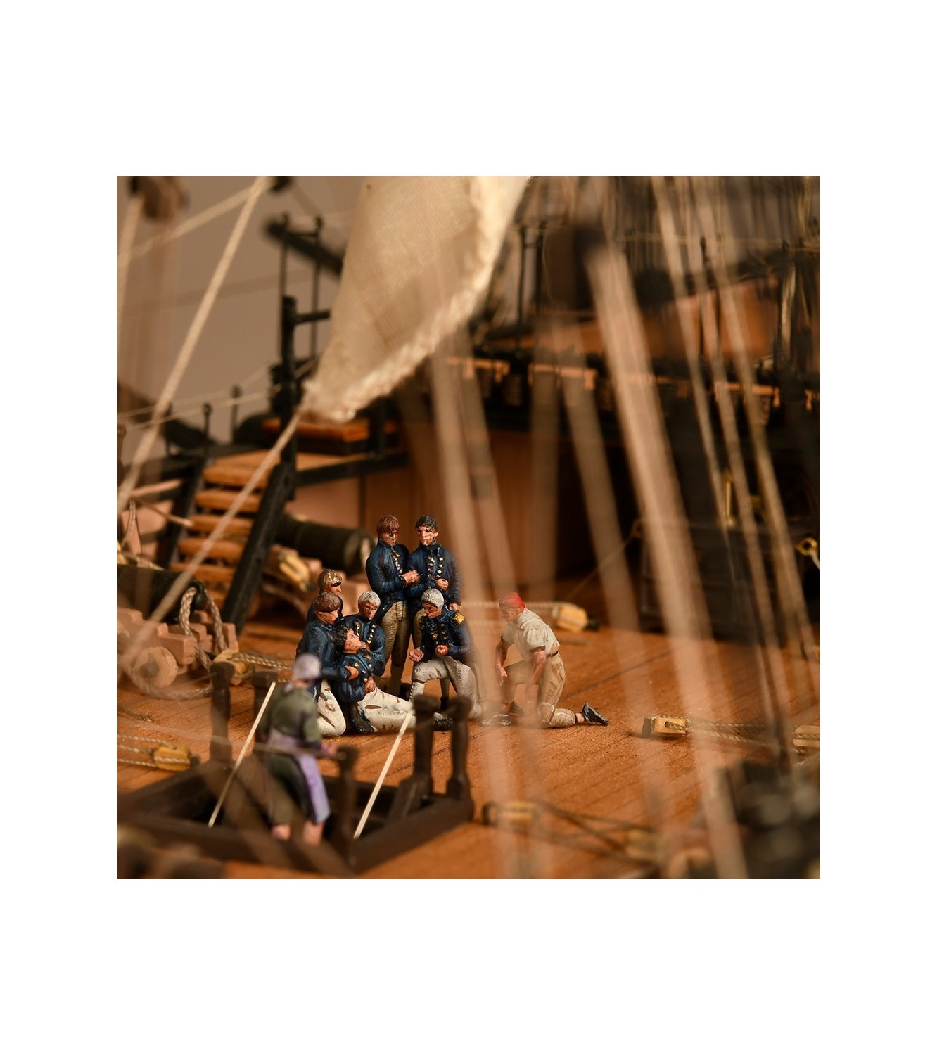 HMS VICTORY Trafalgar 1805 - ANATOMY Version - 1:84 Wooden Scale Model