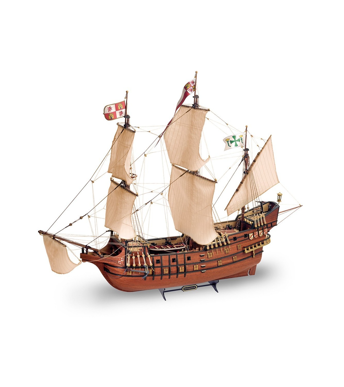 Galleon San Francisco II. 1:90 Wooden Model Ship Kit