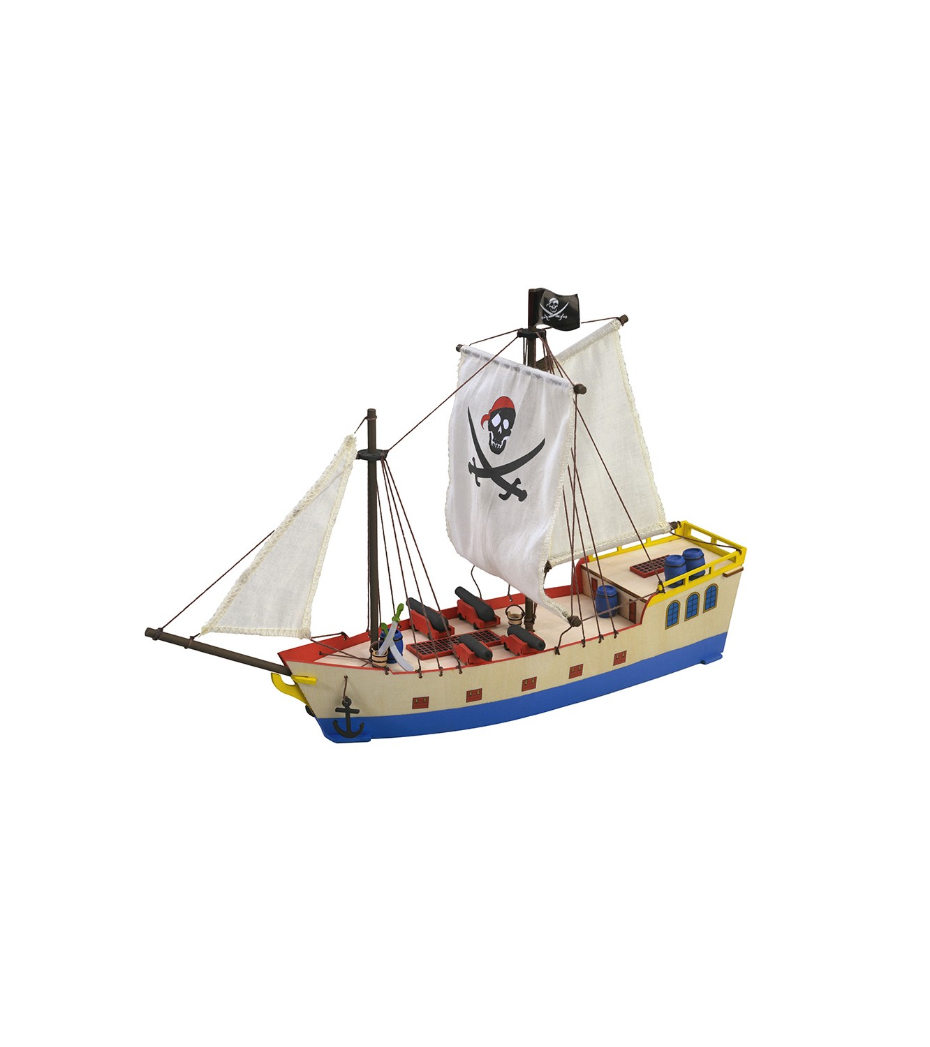 Wooden Model for Kids +8: Pirate Ship