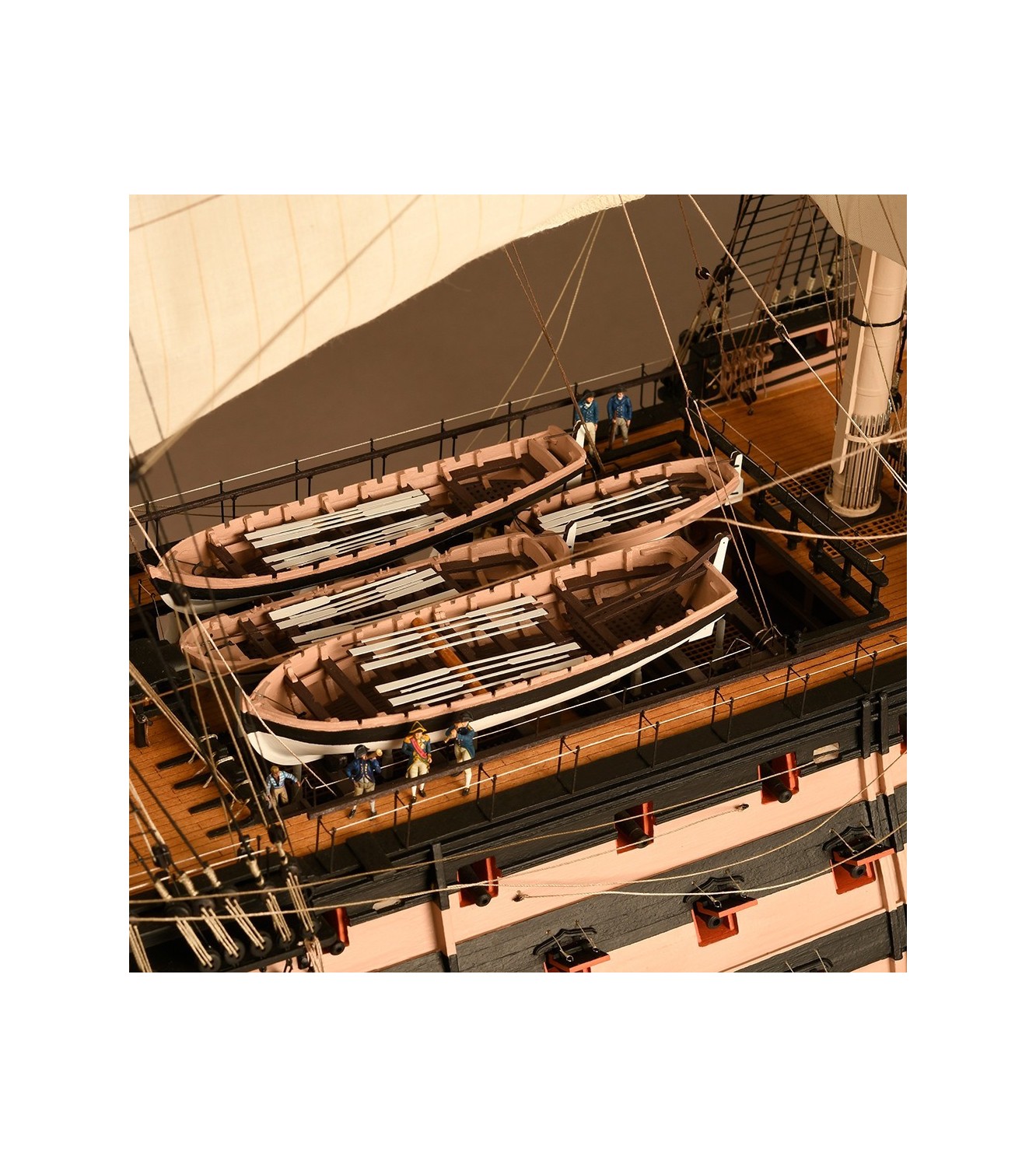 HMS VICTORY Trafalgar 1805 - ANATOMY Version - 1:84 Wooden Scale Model